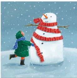 Emma Ball Dressing the Snowman Pack of 6 Christmas Cards