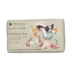 Wrendale Designs Dry Amber and Honeysuckle Gardener's Soap Bar