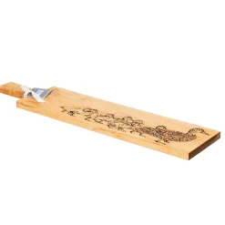 Selbrae Duck & Ducklings Long Oak Serving Paddle