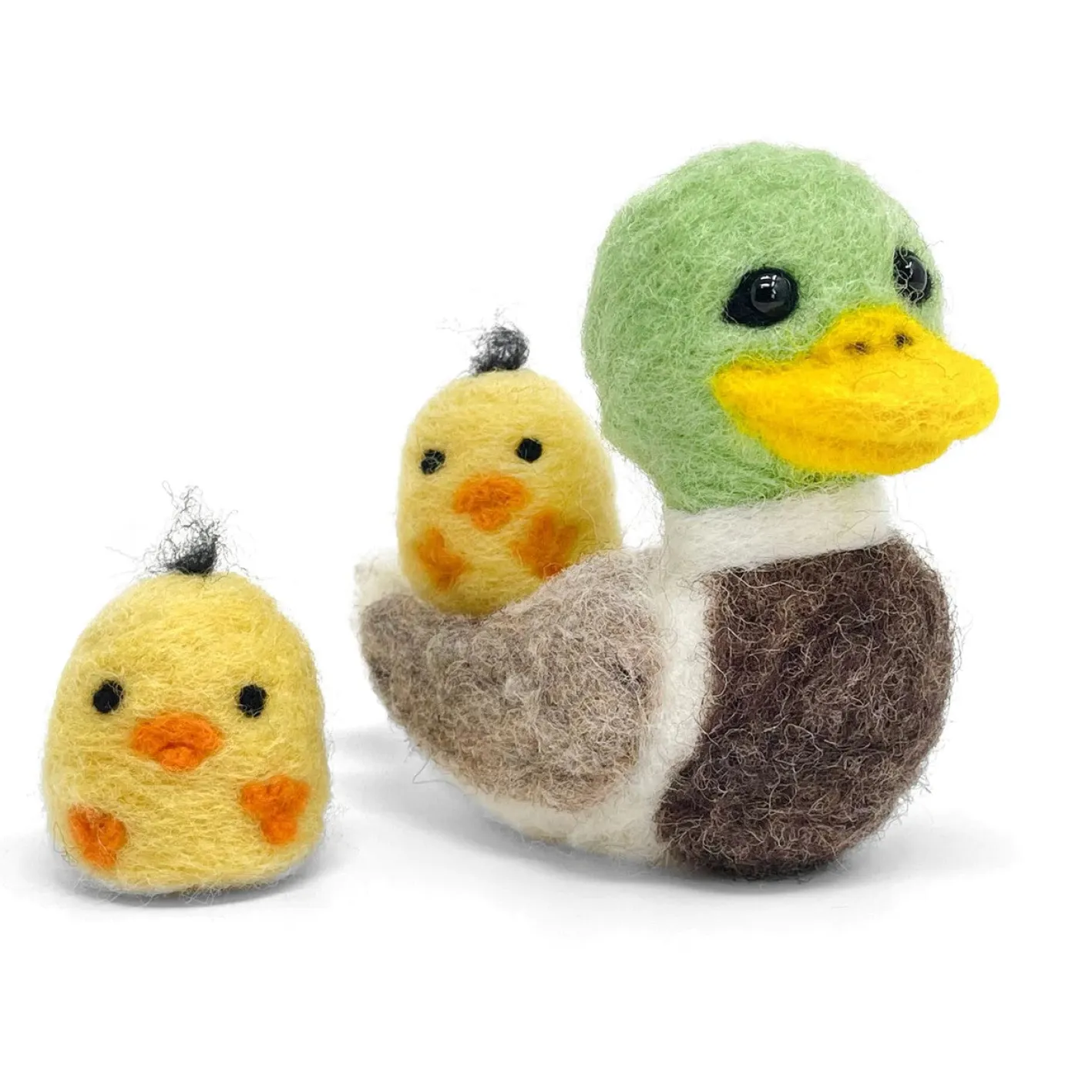 The Crafty Kit Co. Duck & Ducklings Needle Felting Kit