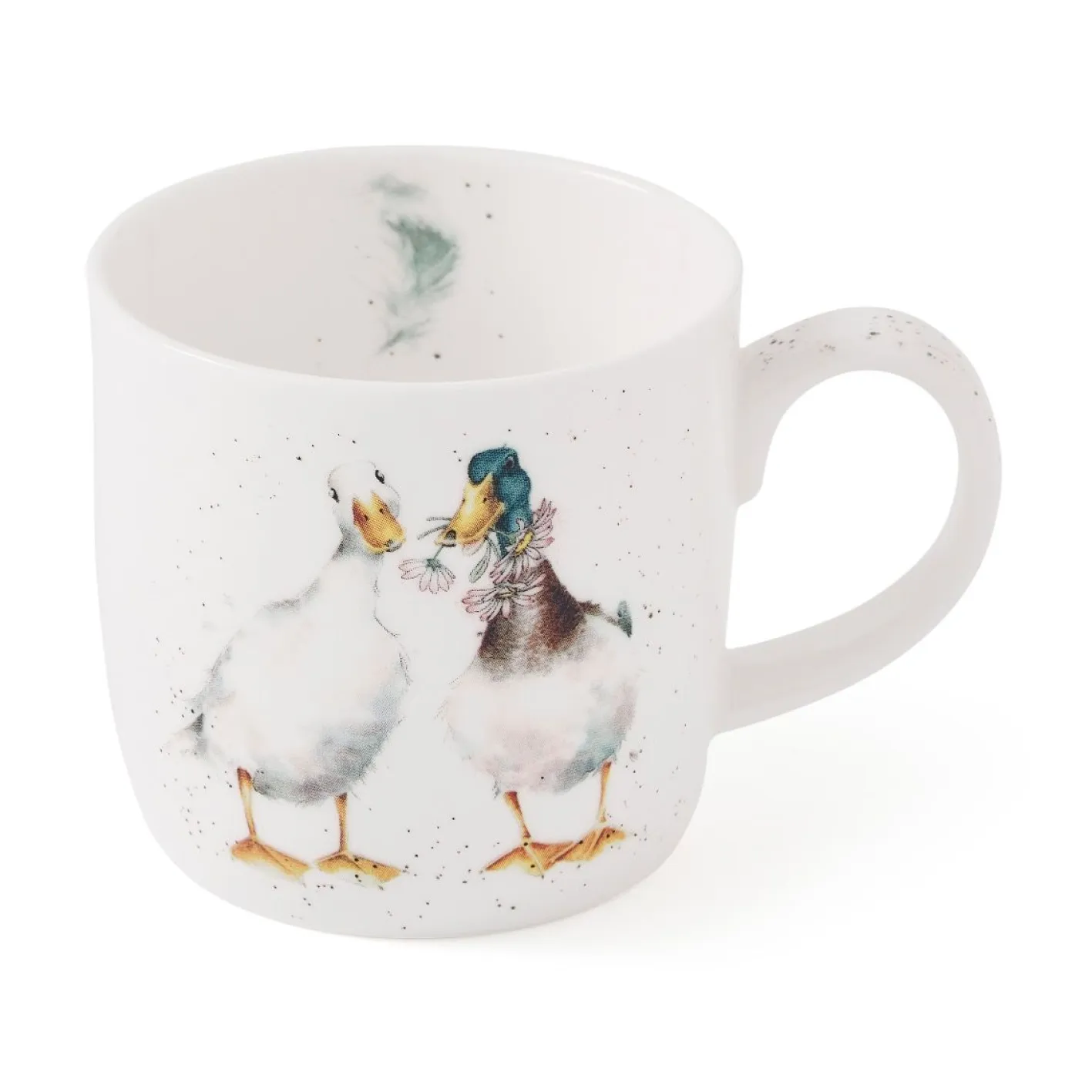 Wrendale Designs 'Duck Love' Duck Small Bone China Mug (11oz)