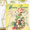 Madame Treacle Easter Basket Easter Card (Yellow)