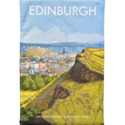 Town Towels Edinburgh - Holyrood Park Tea Towel