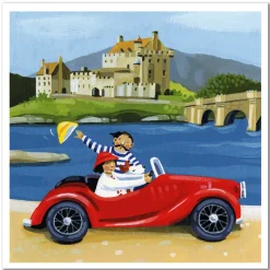 Emma Ball Eilean Donan Greetings Card