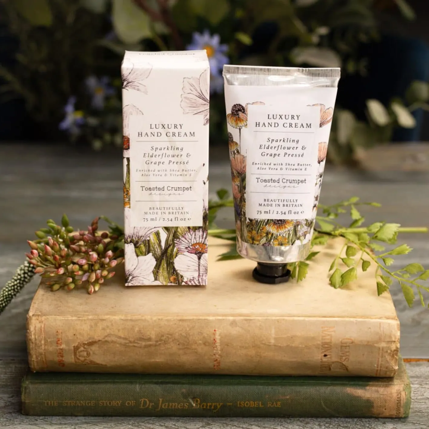 Toasted Crumpet Elderflower & Grape Presse Luxury Hand Cream 75ml