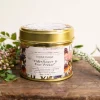 Toasted Crumpet Elderflower & Pear Presse Candle in a Matt Gold Tin