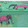 Sara Miller London Elephant Oasis Deep Rectangular Tin