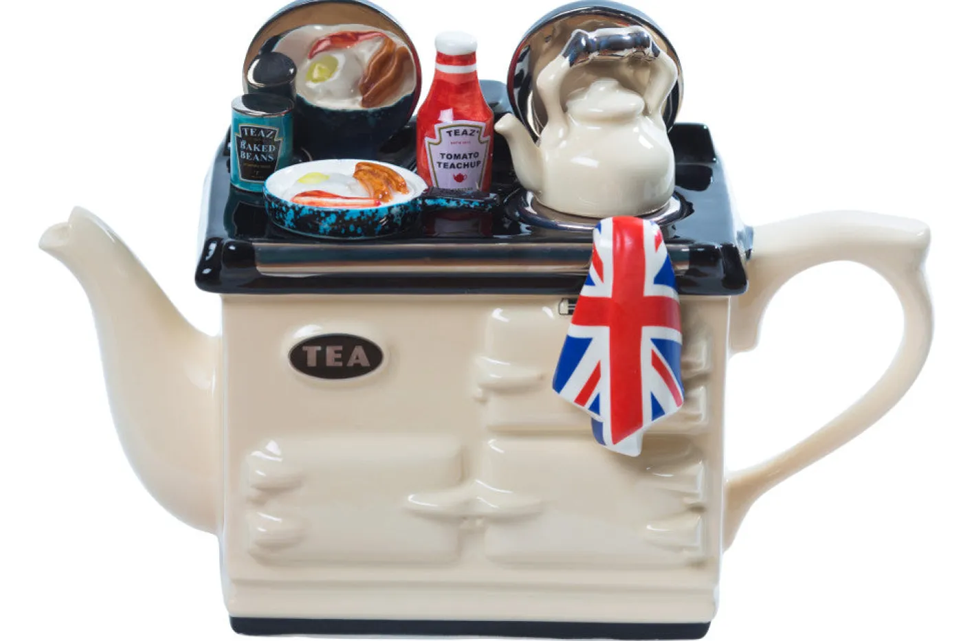 Ceramic Inspirations English Breakfast Large Aga Teapot - Cream