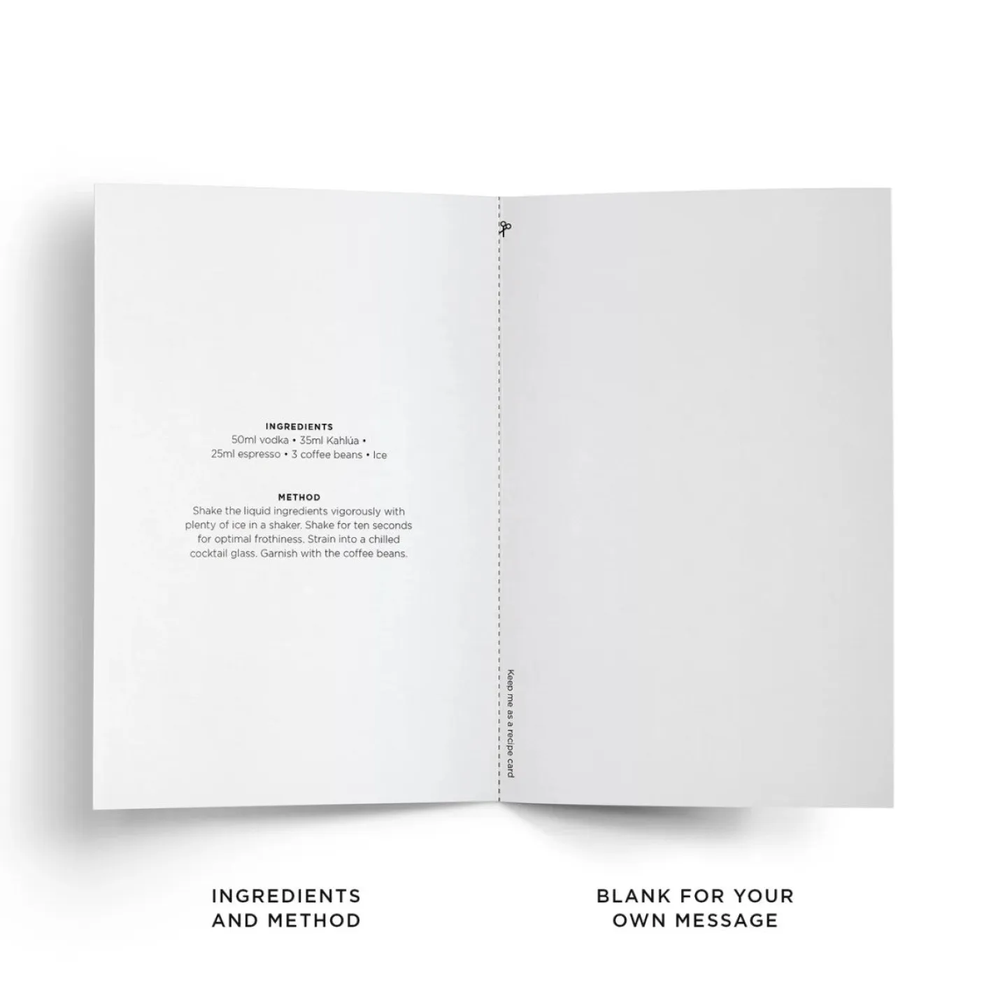 Everlong Print Co. Espresso Martini Card