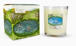 Heaven Scent Eucalyptus & Cedar Votive Candle - Wild Swimming