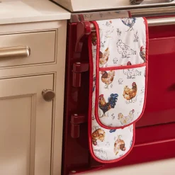 Ulster Weavers Farm Birds Double Oven Glove