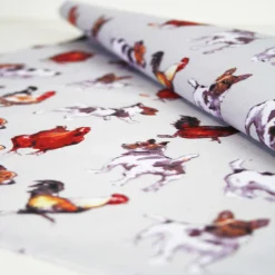 Samuel Lamont Farmyard Frolics Cotton Tea Towel