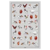 Samuel Lamont Farmyard Frolics Linen/Cotton Tea Towel