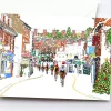 Njeri Illustrated Farnham Cycling Festival Christmas Card
