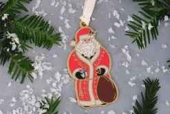 Nancy & Betty Father Christmas Tree Decoration