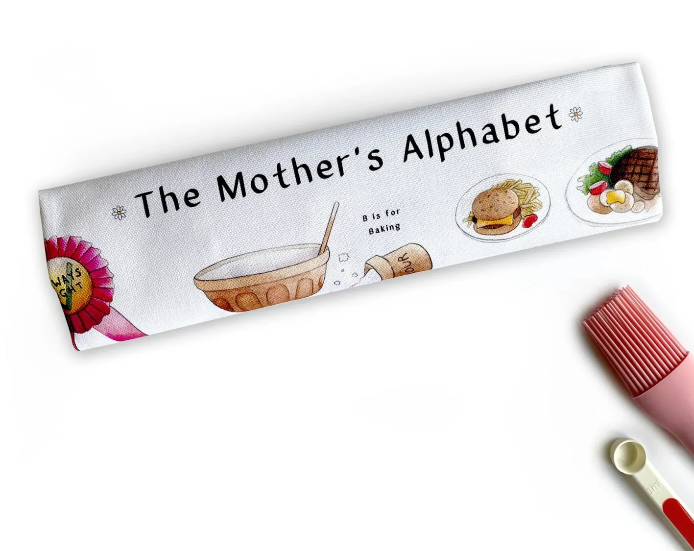 Yeti Father's Alphabet Tea Towel