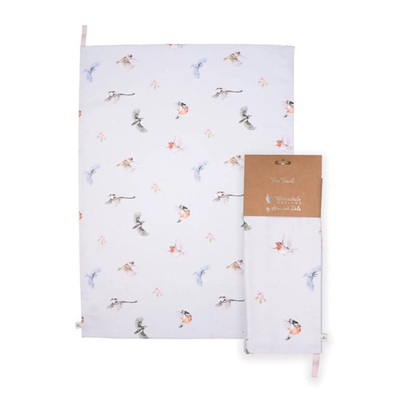 Wrendale Designs 'Feathered Friends' Bird Tea Towel