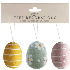 Ginger Ray Felt Easter Egg Tree Decorations