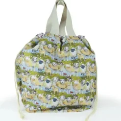 Emma Ball Felted Sheep Large Bucket Bag