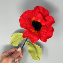 The Crafty Kit Co. Felt Poppy Craft Kit