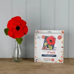 The Crafty Kit Co. Felt Poppy Craft Kit