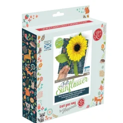 The Crafty Kit Co. Felt Sunflower Craft Kit