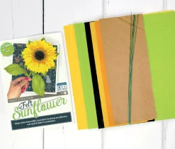 The Crafty Kit Co. Felt Sunflower Craft Kit