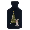 Sophie Allport Festive Foreat Knitted Statement Hot Water Bottle