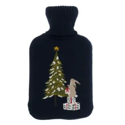 Sophie Allport Festive Foreat Knitted Statement Hot Water Bottle