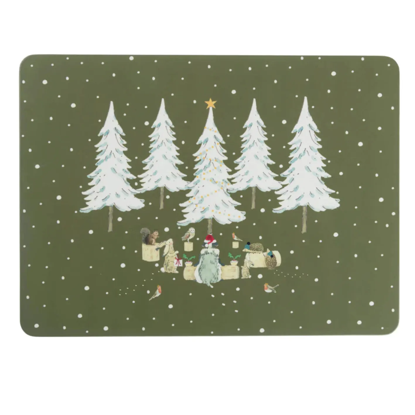 Sophie Allport Festive Forest Placemats- Set of 4