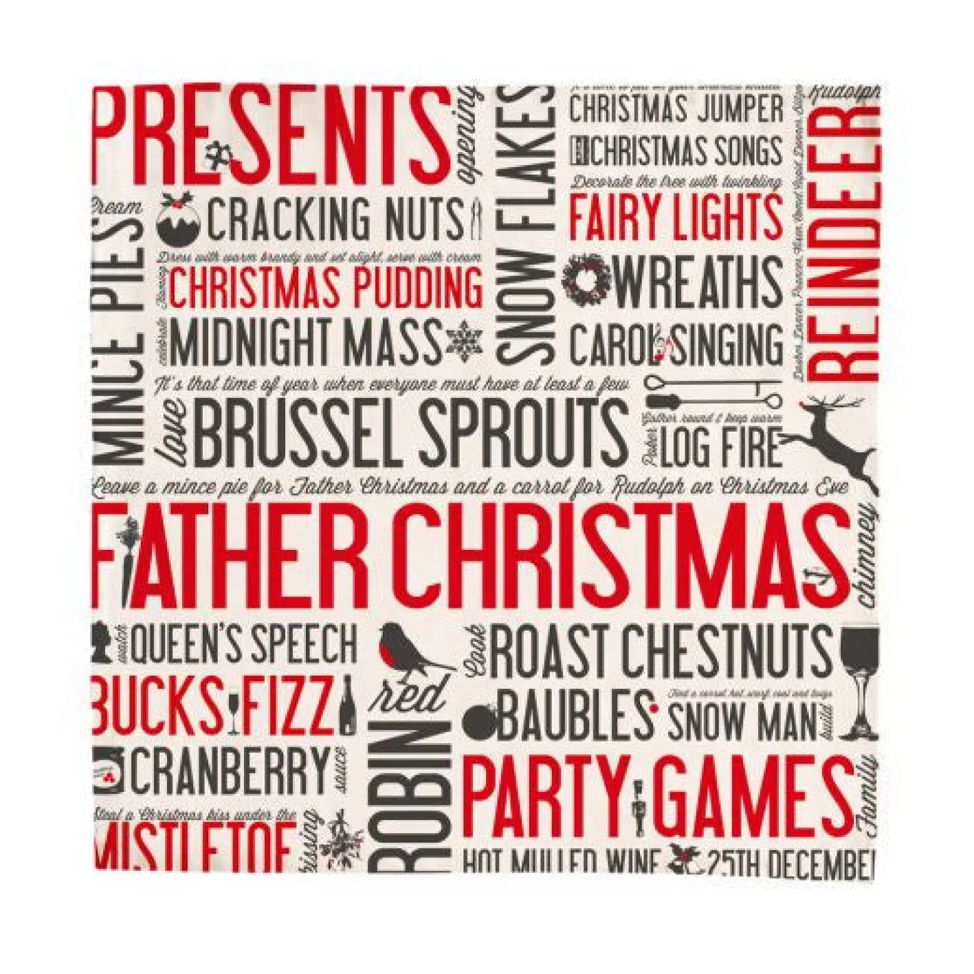 Victoria Eggs Festive Fun Napkin