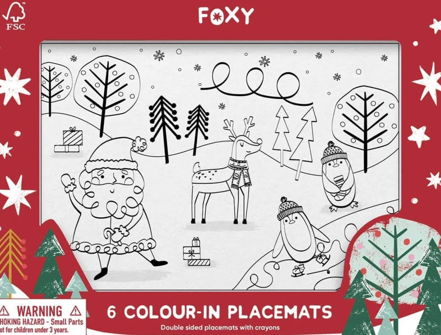 Heart and Soul Festive Scene Placemats