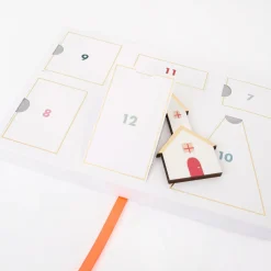Meri Meri Festive Village Wooden Advent Calendar