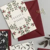 Catherine Lewis Festive Wishes - 'Merry Nouveau' Card