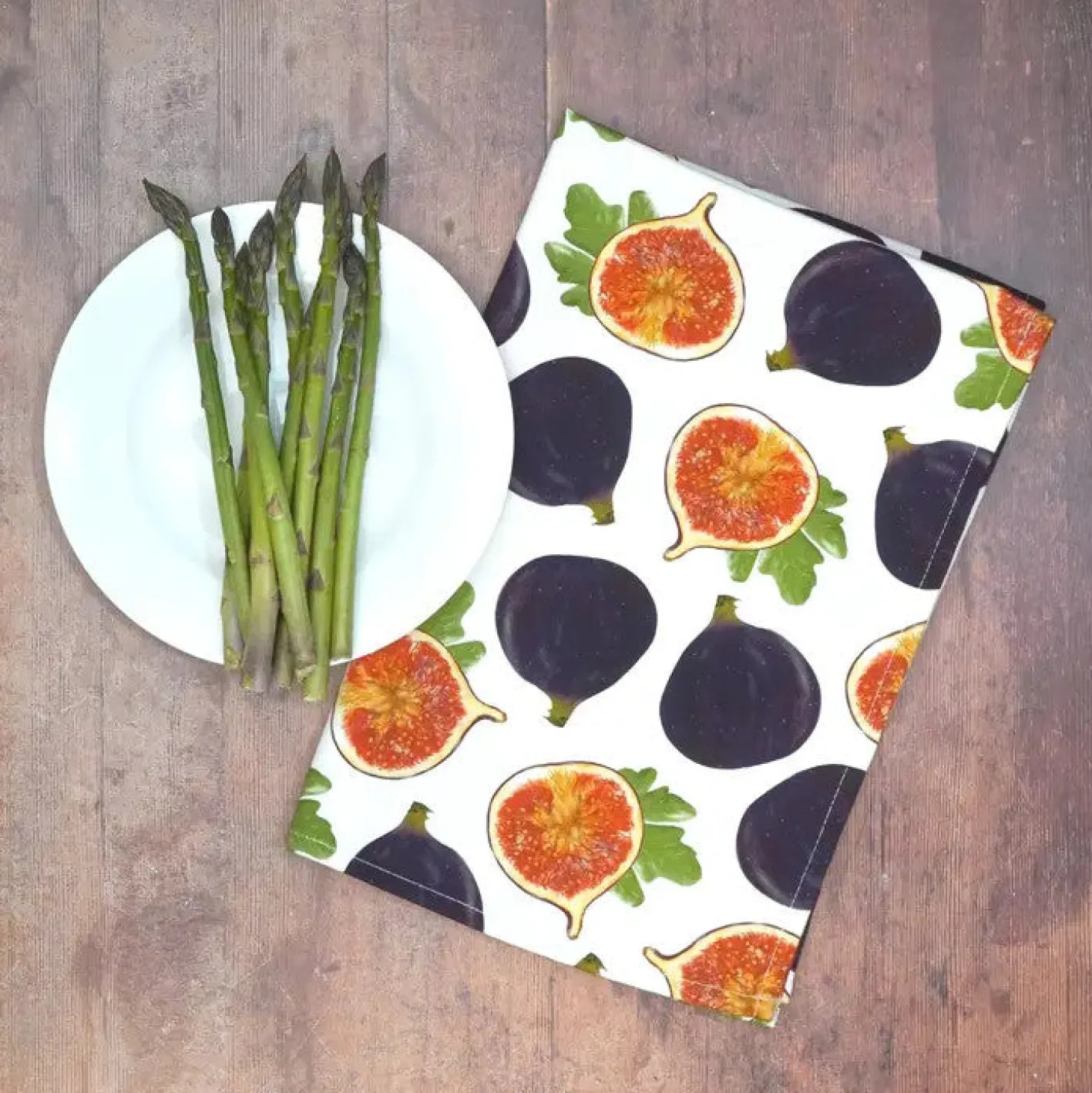 Corinne Alexander Fig Tea Towel by