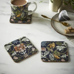 Ulster Weavers Finch & Flower Coasters - Set of 4