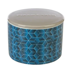 Wax Lyrical Fired Earth Ceramic Multi Wick Assam & White Cedar Tea Candle