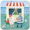 Emma Ball Fish & Chips Coaster