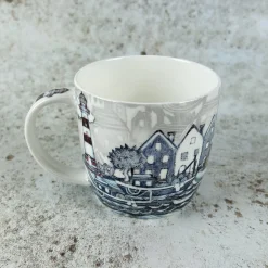 Emma Ball Fishing Village China Mug (Boxed)