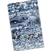 Emma Ball Fishing Village Tea Towel