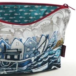 Emma Ball Fishing Village Zipped Pouch
