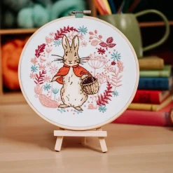 The Crafty Kit Co. Flopsy Goes Blackberry Picking Embroidery Kit