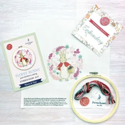 The Crafty Kit Co. Flopsy Goes Blackberry Picking Embroidery Kit