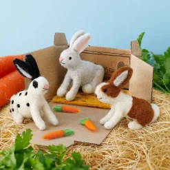 Sew Heart Felt Flopsy Rabbit with Carrot Nibbles