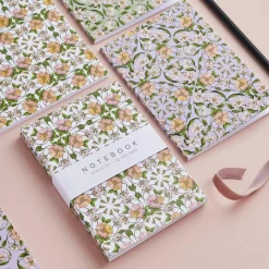 Catherine Lewis Flora Nouveau - Set of 3 A6 Notebooks
