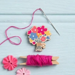 Hawthorn Handmade Flower Posey Magnetic Needle Holder