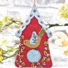 Corinne Lapierre Folk Birdhouse Wool Mix Felt Craft Kit