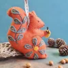 Corinne Lapierre Folk Embroidered Squirrel Felt Craft Mini Kit