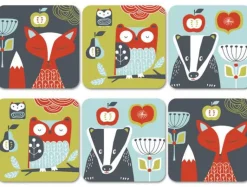 Repeat Repeat Folkland Coasters Set of 6