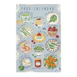 Ulster Weavers Food Calendar Tea Cotton Tea Towel
